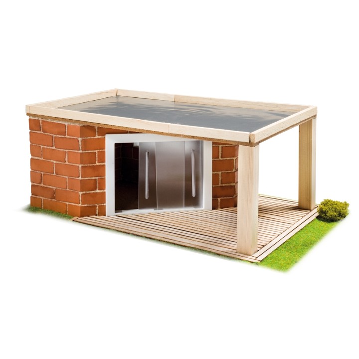 Bouwdoos - tuinhuis - 135 onderdelen